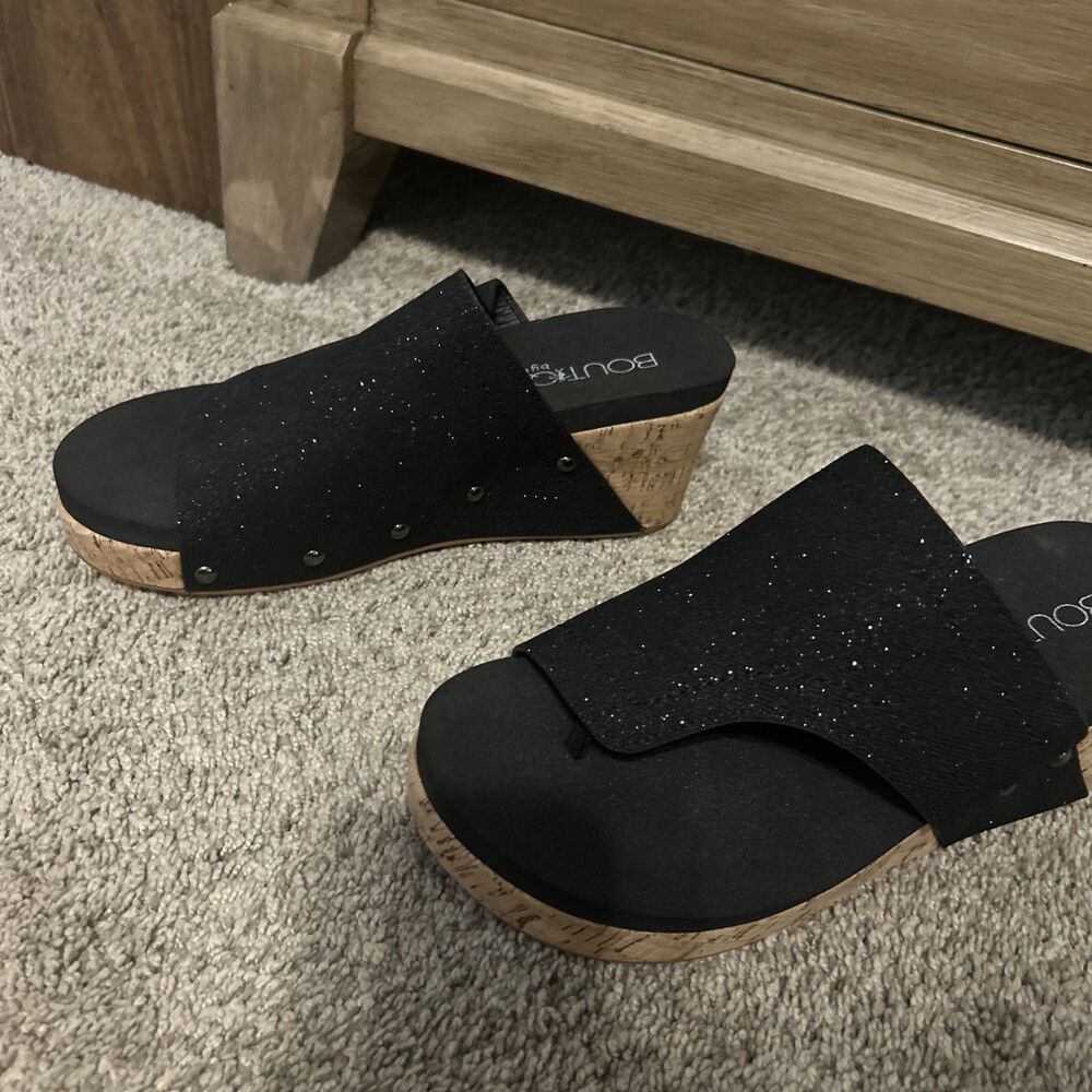 Women's Corky's Sparkle Flirty Sandals Size 8 Great Condition - Picture 3 of 8